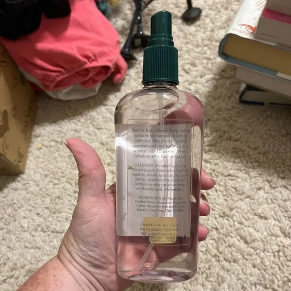 Vintage Bath and Body Works Flowering Herbs Body Splash 7.8 Oz NOS